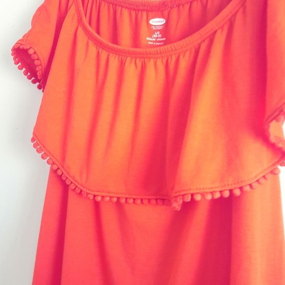🆕️Kids Orange Top L(10-12) - Picture 2 of 4